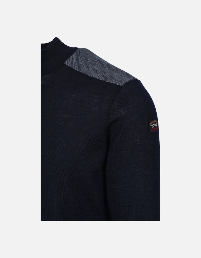 Half Zip Knitwear Navy