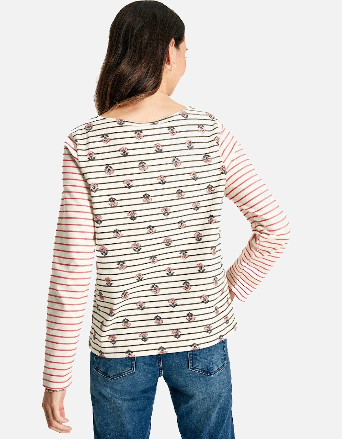 Womens Printed Brancaster Long Sleeve Top