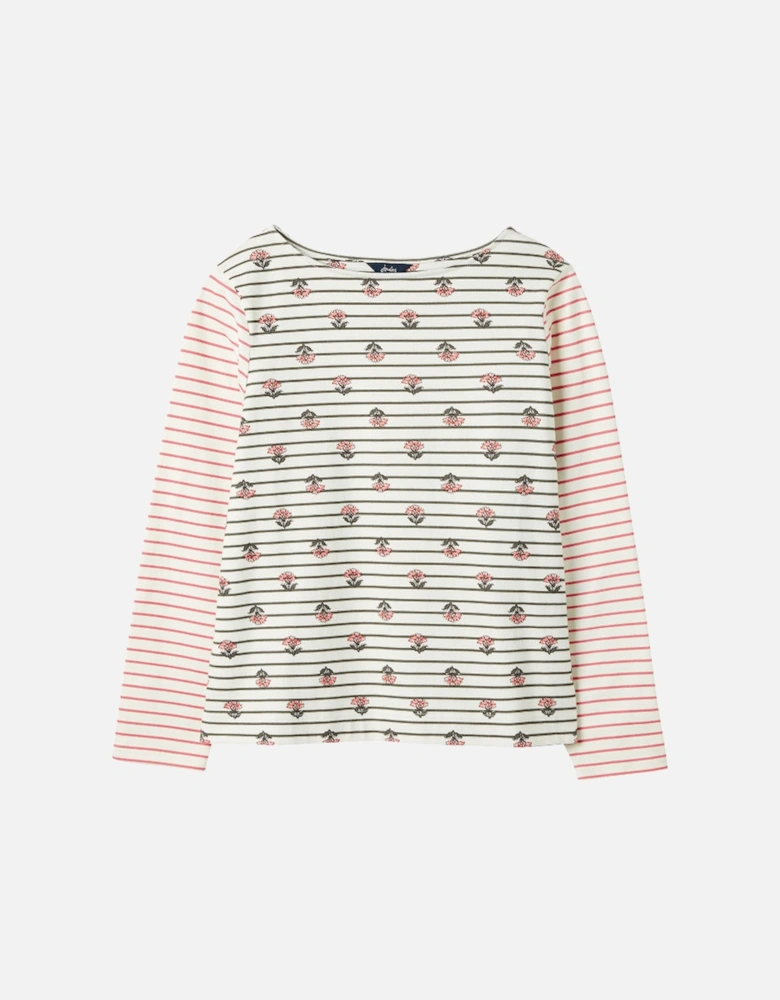 Womens Printed Brancaster Long Sleeve Top