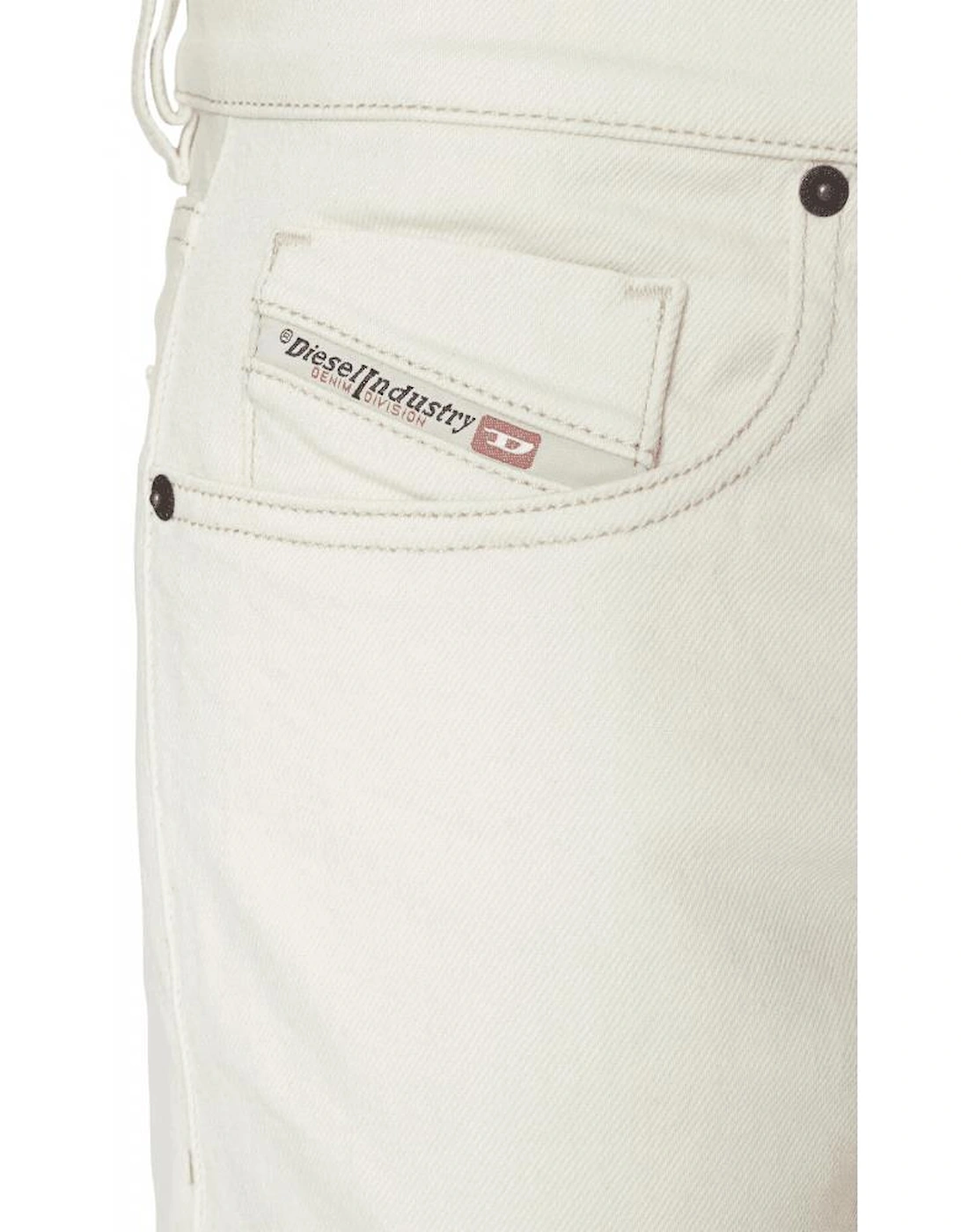 2019 D-Strukt Slim Fit Cream Jeans