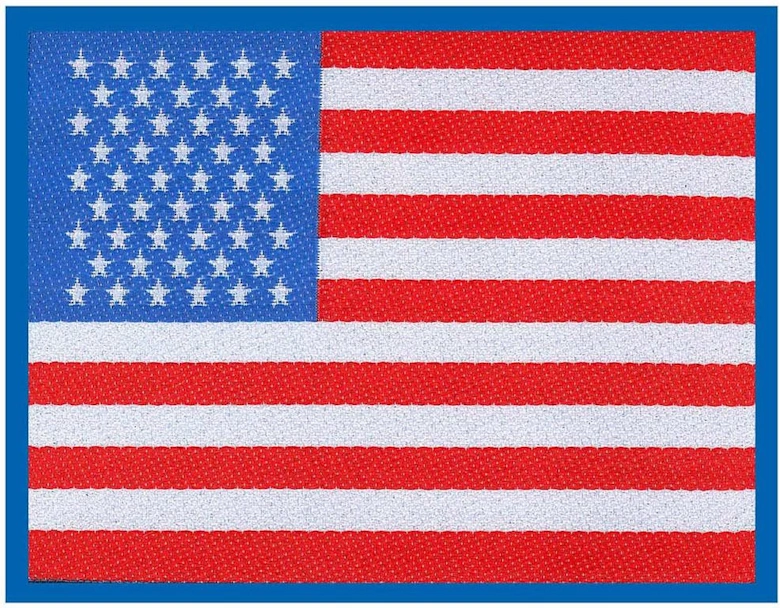 Sew-On Woven Stars & Stripes Patch