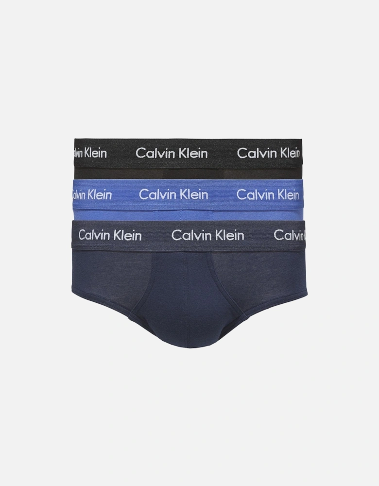 3 Pack Men's Cotton Stretch Hip Briefs