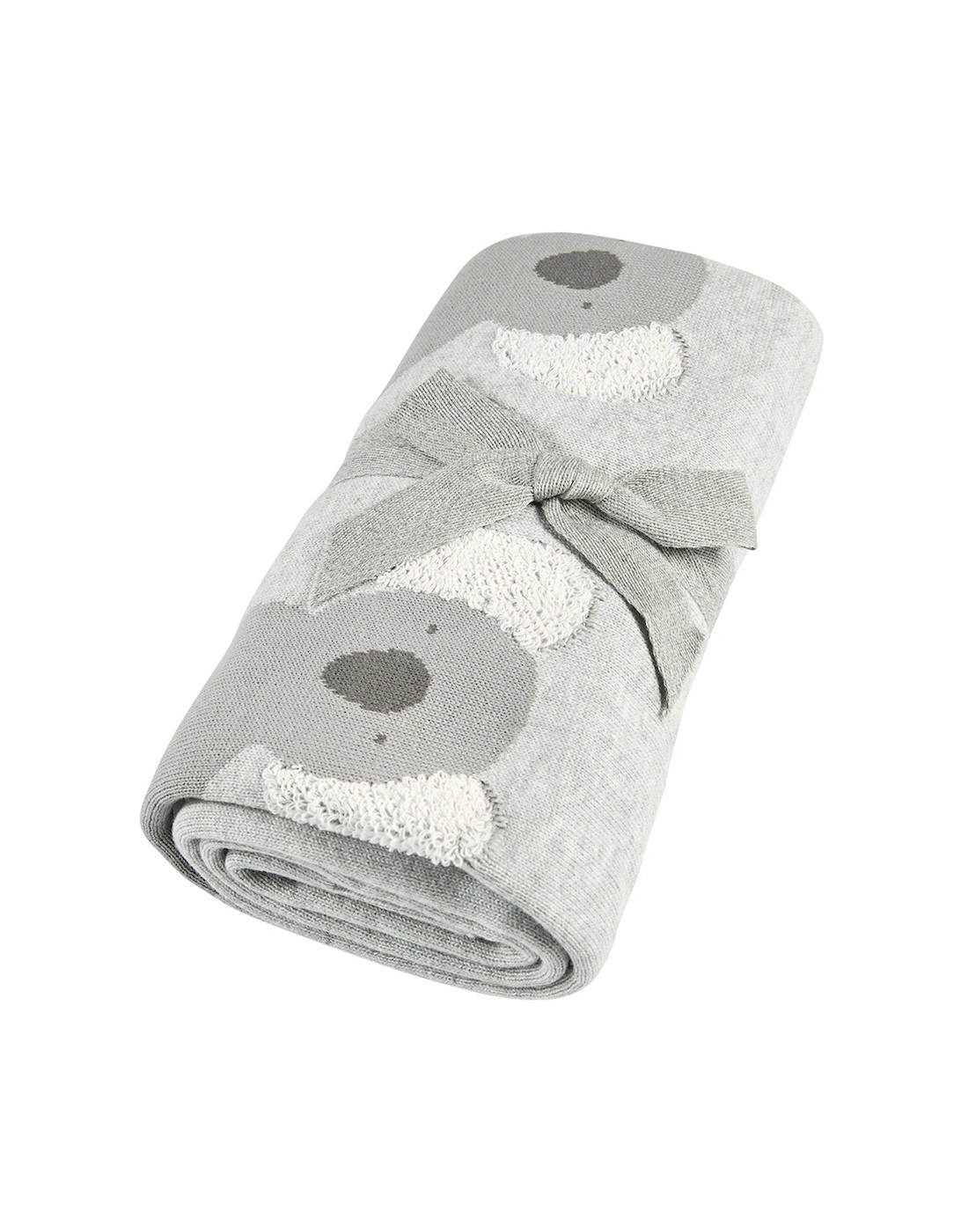 Nursery Knitted Blanket - Koala - Grey, 2 of 1