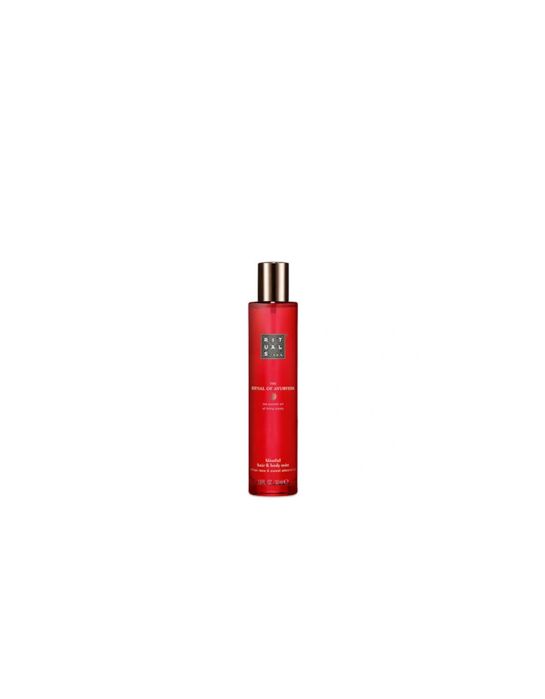 The Ritual of Ayurveda Sweet Almond & Indian Rose Hair and Body Mist 50ml