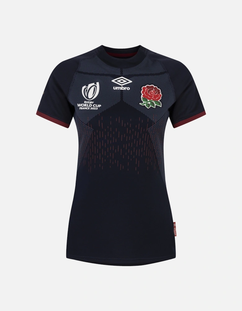 Womens/Ladies World Cup 23/24 England Rugby Replica Alternative Jersey