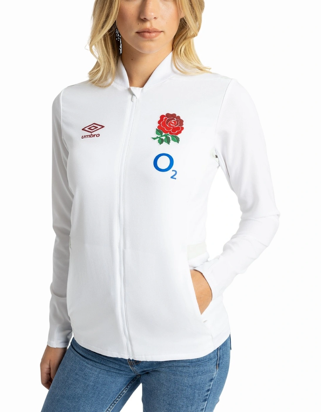 Womens/Ladies 23/24 England Rugby Anthem Jacket