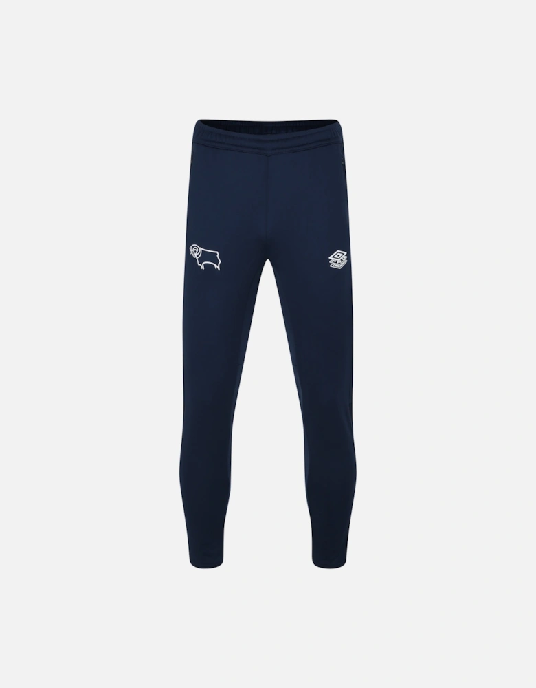 Mens 23/24 Derby County FC Tapered Tracksuit Bottoms