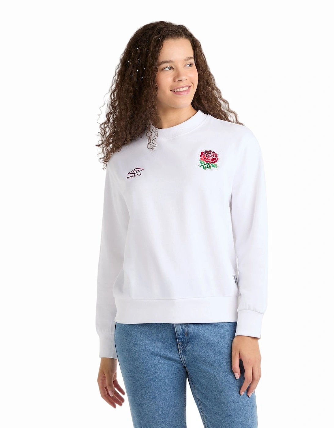 Womens/Ladies Dynasty England Rugby Sweatshirt, 5 of 4