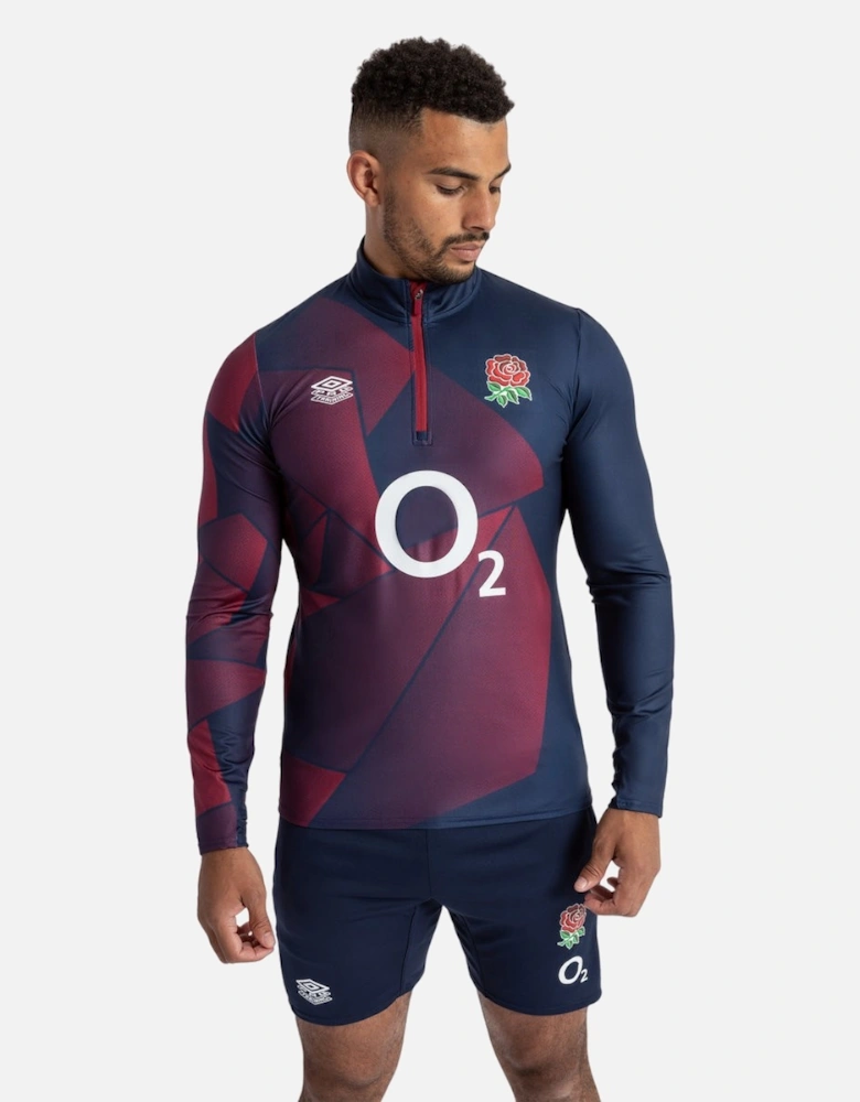 Mens 23/24 England Rugby Warm Up Midlayer