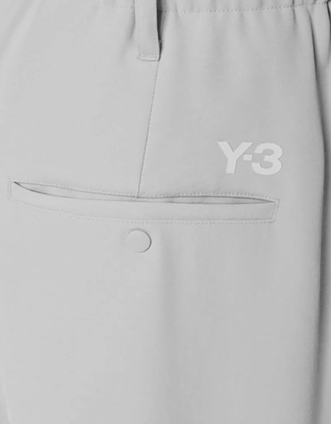 Y-3 Men's Striped Shorts Cream