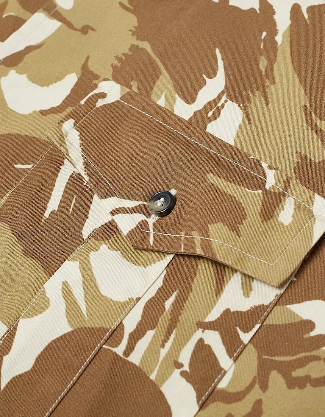 A.P.C Men's Short Sleeved Joey Shirt Camouflage
