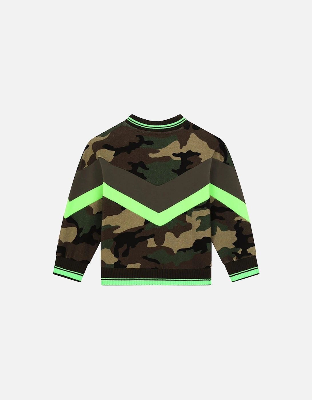 Boys Camouflage Sweatshirt Khaki