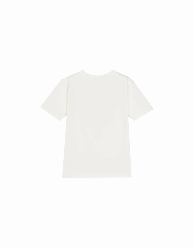 Boys Oversized Logo T-Shirt Cream