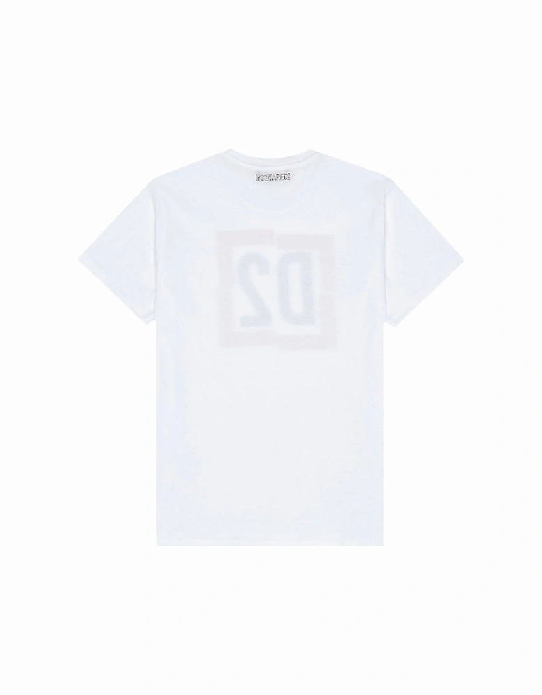 Boys D2 Logo T-shirt White