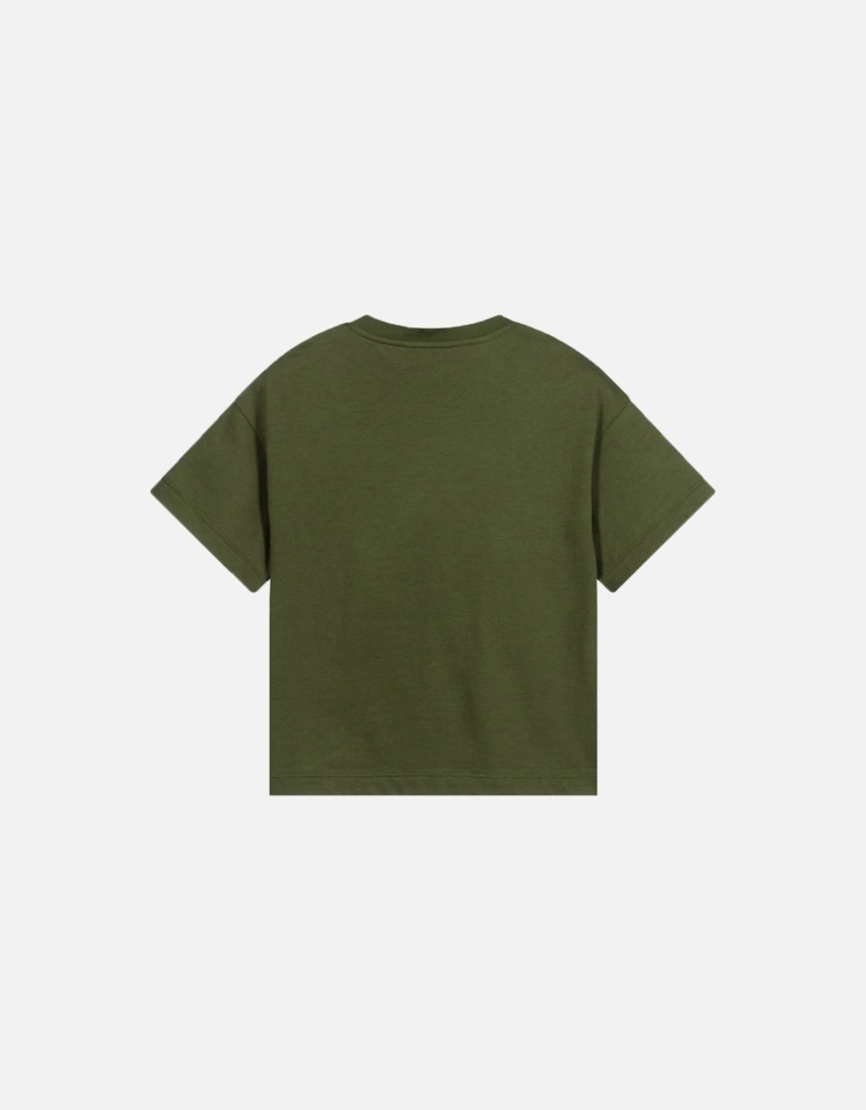 Boys Basic Cotton T-shirt Green