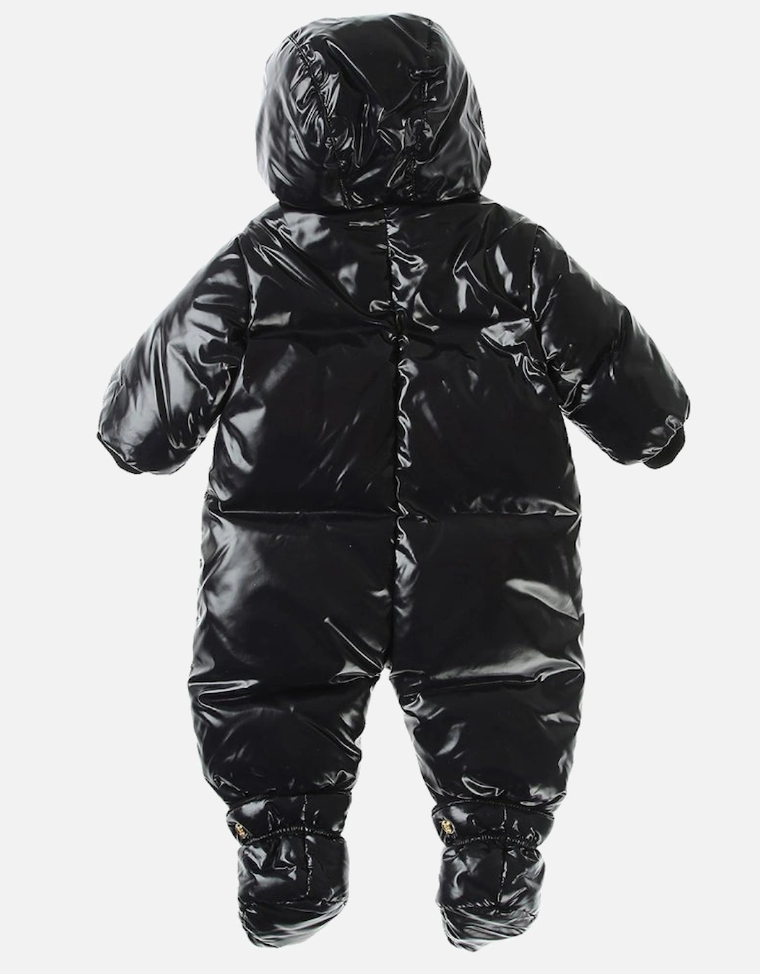 Baby Unisex Puffer Jacket Babygrow Black