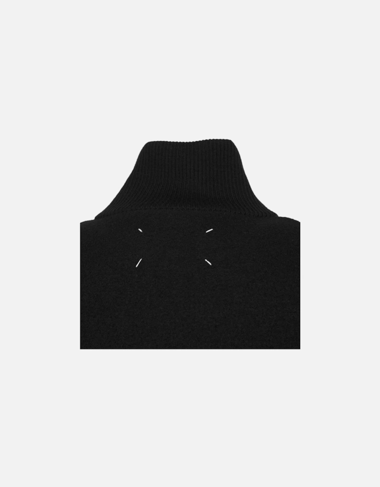 Half-zip Wool Jumper Black