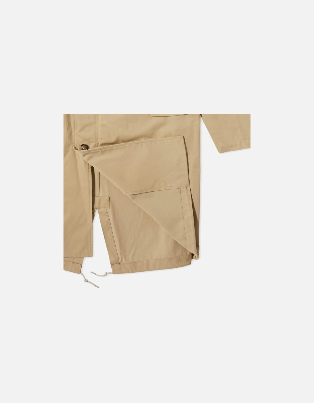 A.p.c Mens Antoine Parka Jacket Beige