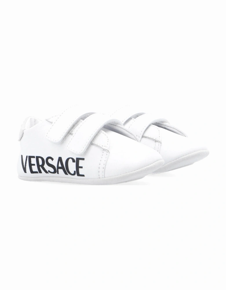 Baby Unisex Side Logo Sneakers White