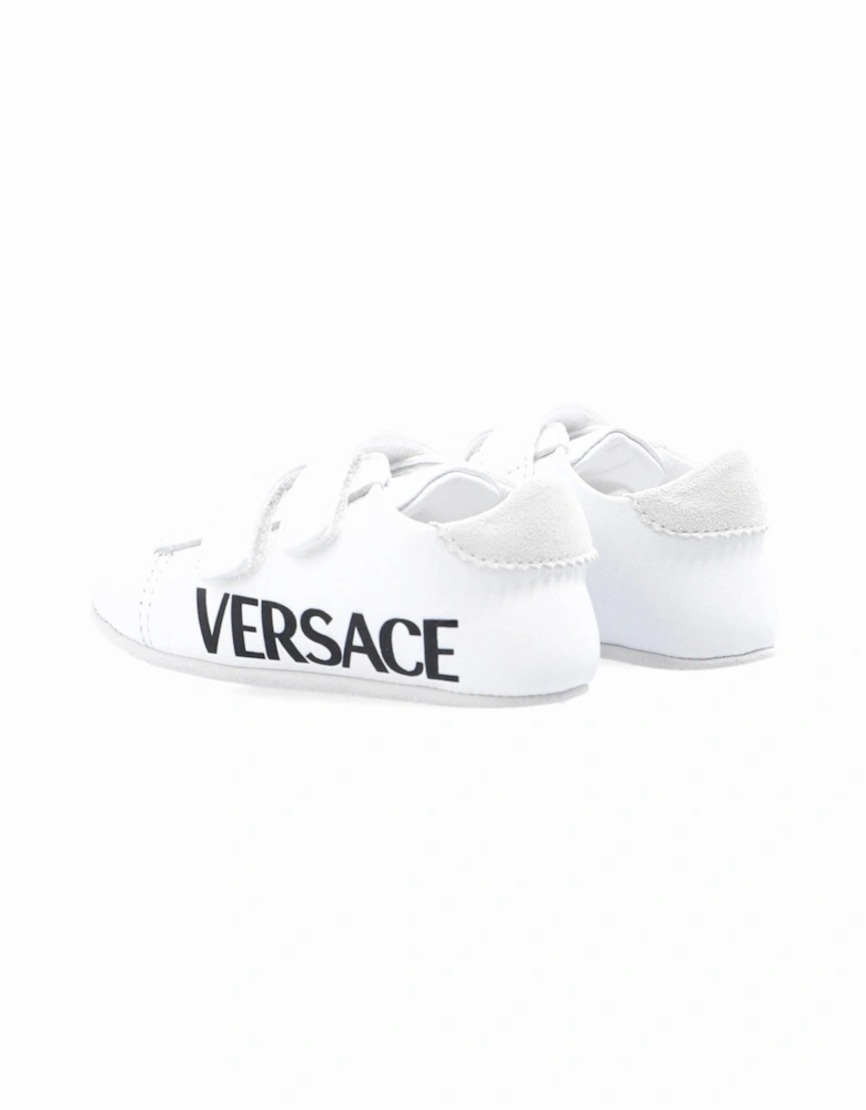 Baby Unisex Side Logo Sneakers White