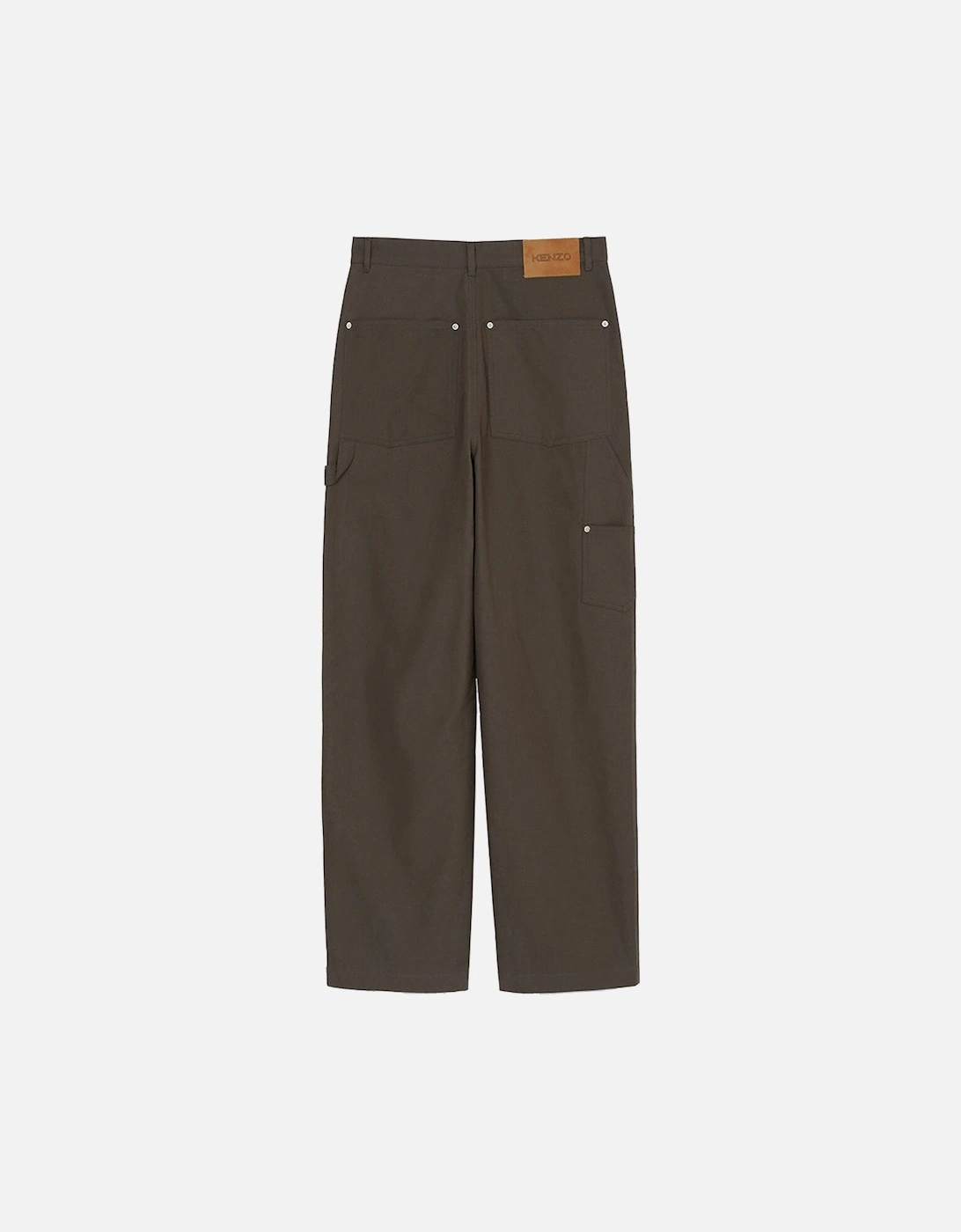 Men's Plain Carpenter Pants Khaki
