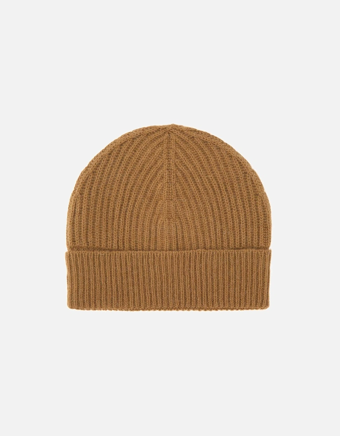 Men's Ribbed-Knit Beanie Brown