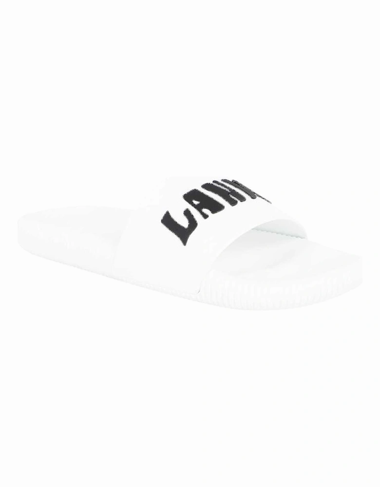 Men's Aprege Logo Sliders White