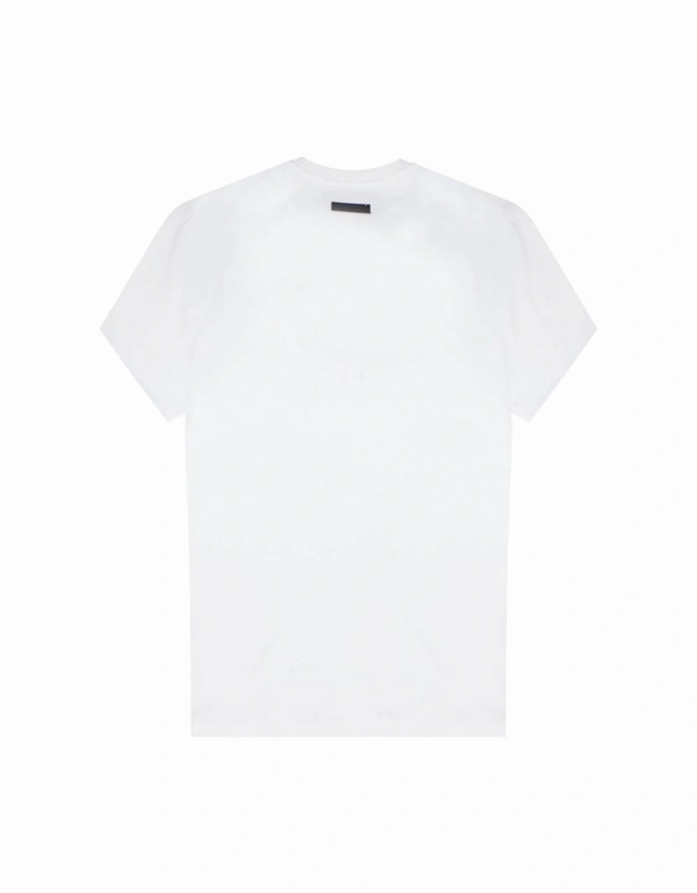Men's Logo Plaque Henley T-Shirt White