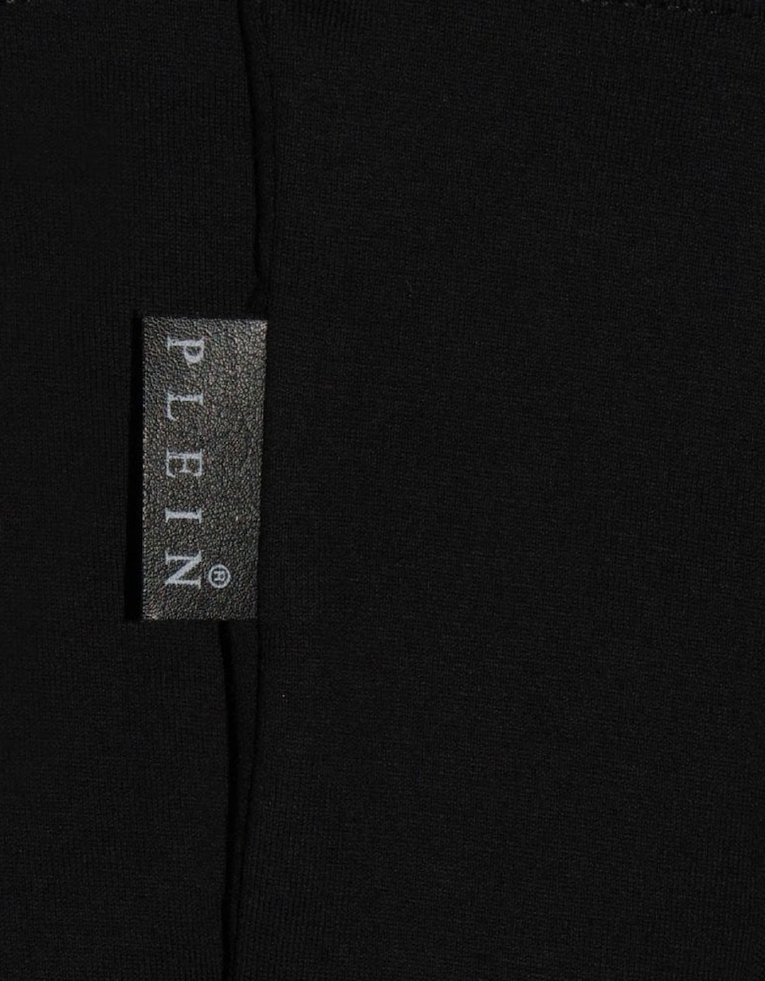 Men's Logo Plaque Henley T-Shirt Black