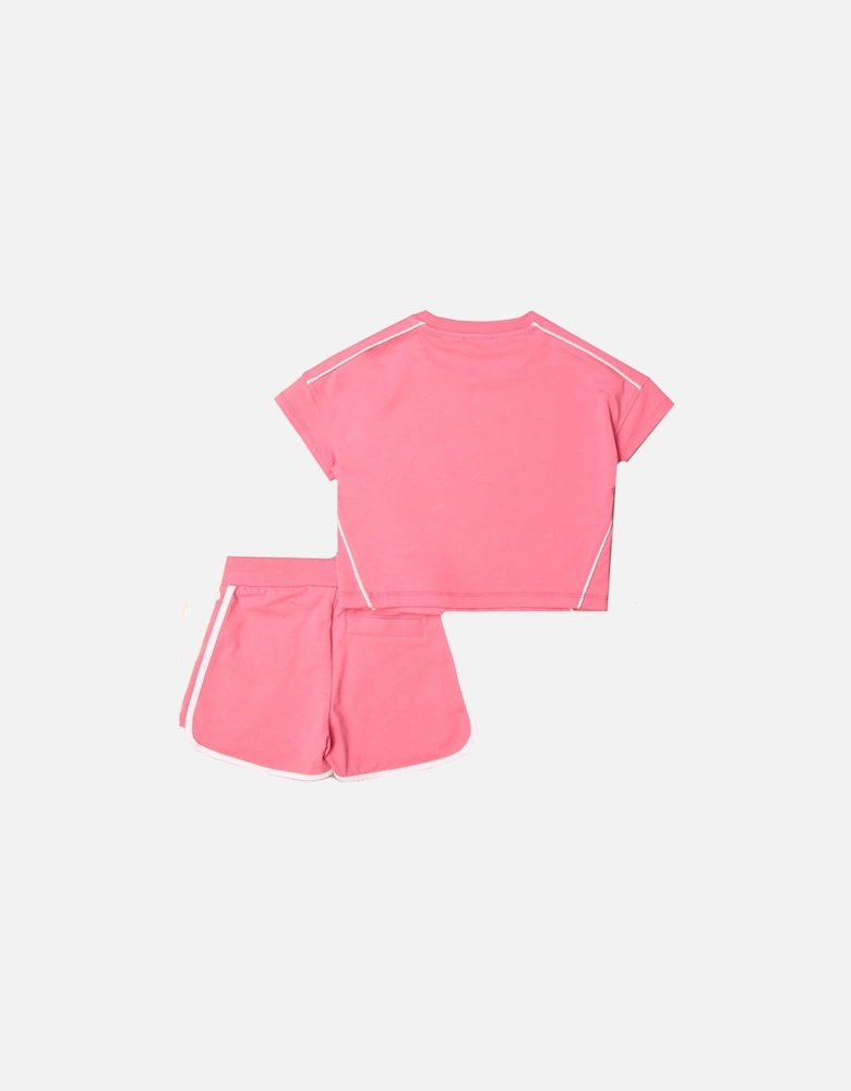 Girls T-shirt and Shorts Set Pink