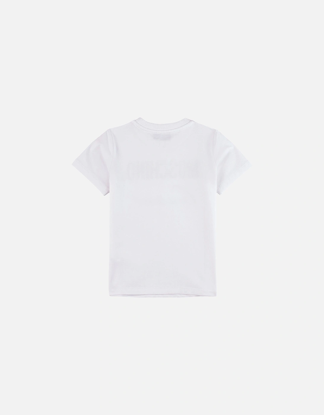 Girls Couture Diamante Logo T-Shirt White