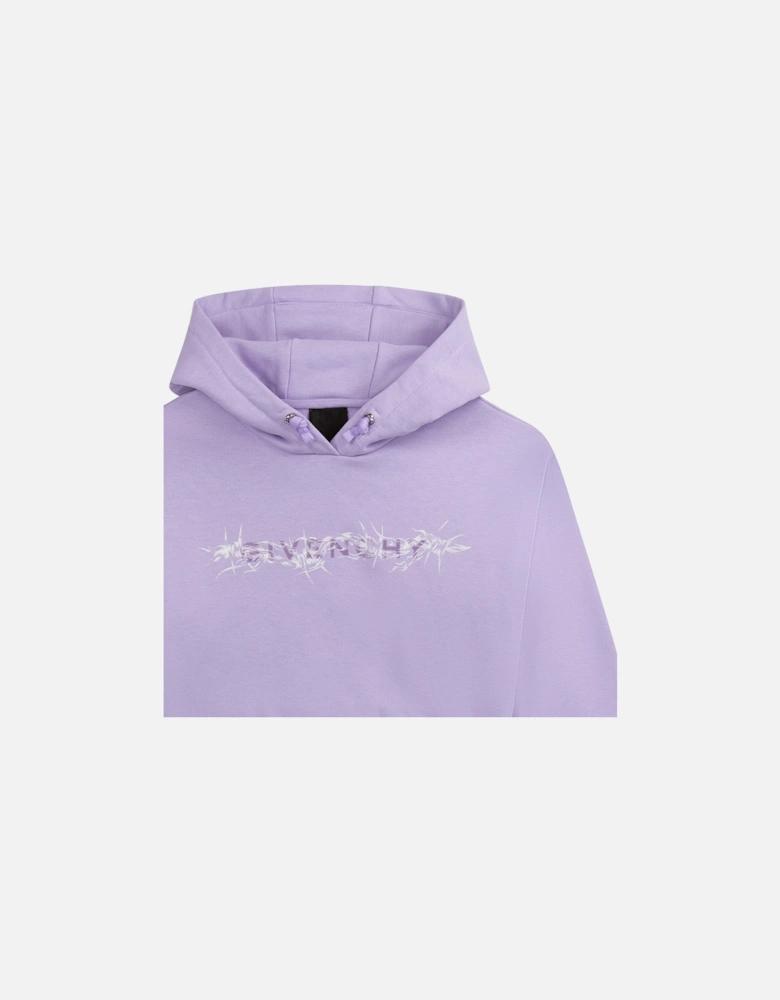 Girls Logo Hoodie Purple