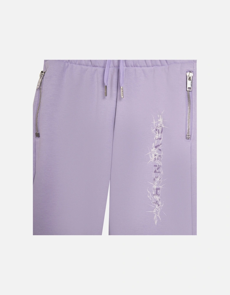 Girls Logo Joggers Purple