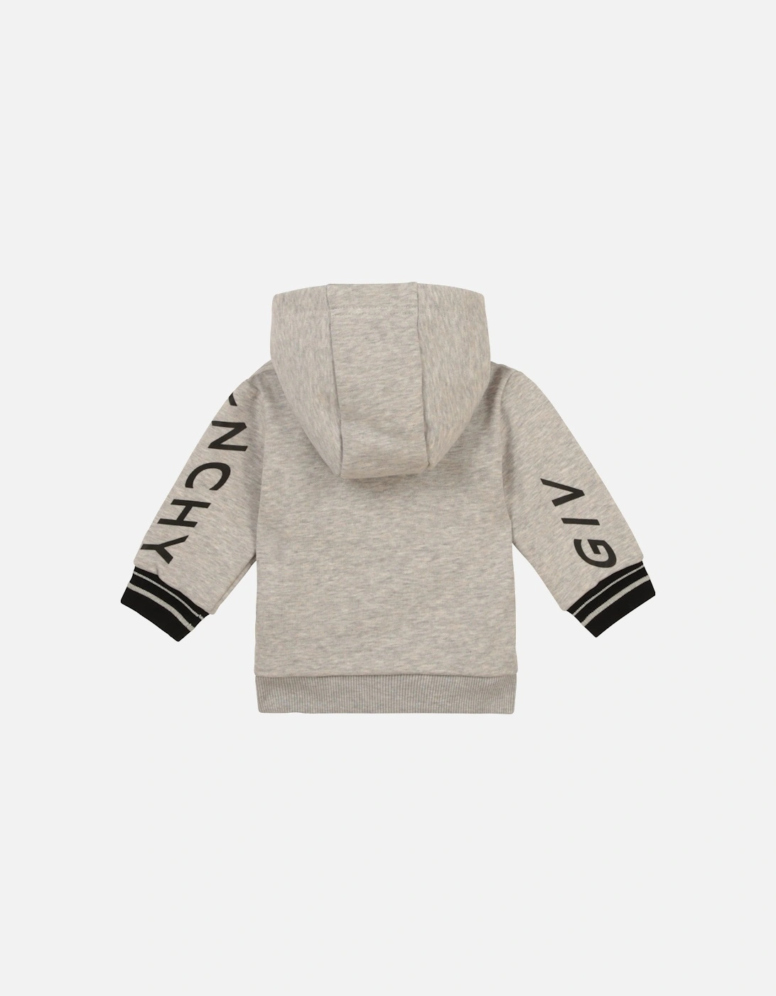 Boys Cotton Hoodie Grey