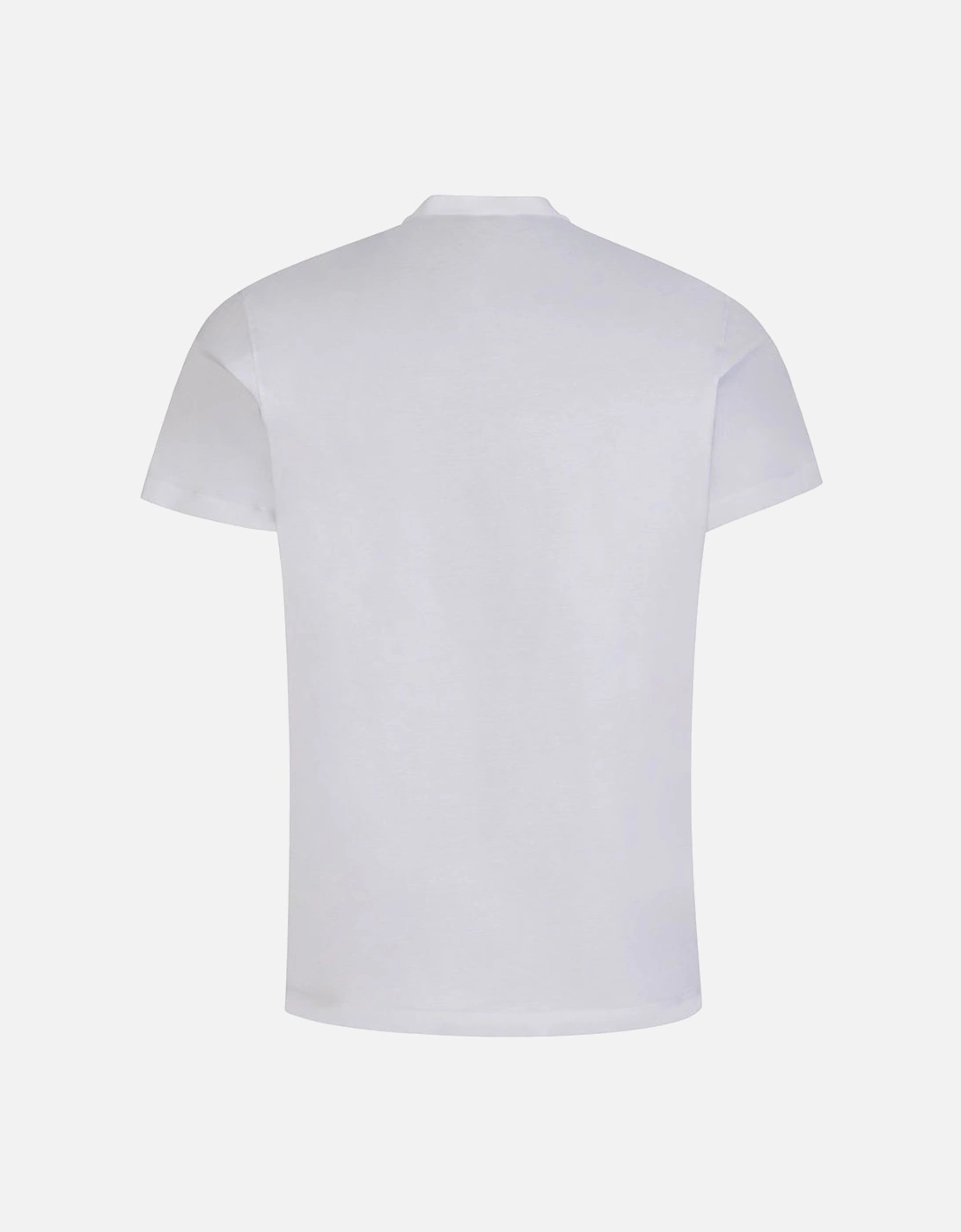 Mens Wave Logo Cigar T-shirt White