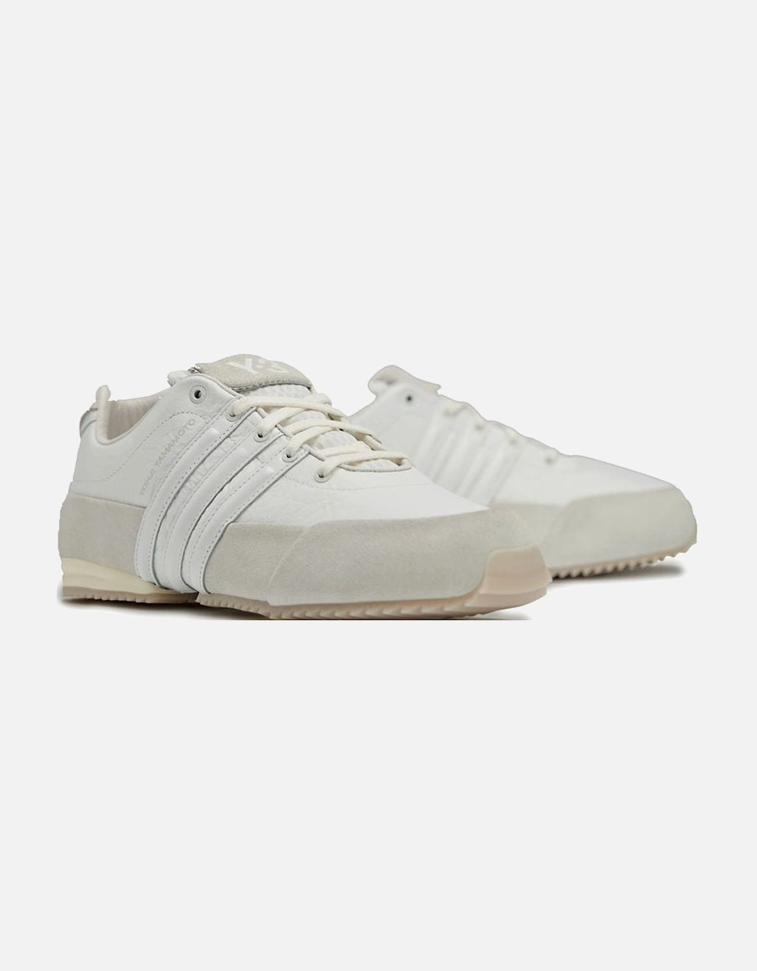 Y-3 Mens Sprint Suede Sneakers White