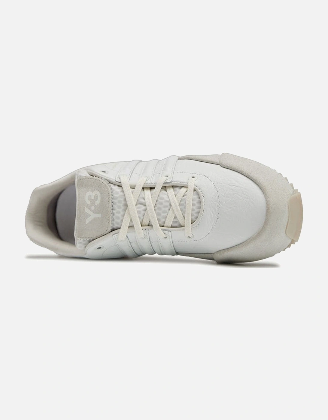 Y-3 Mens Sprint Suede Sneakers White
