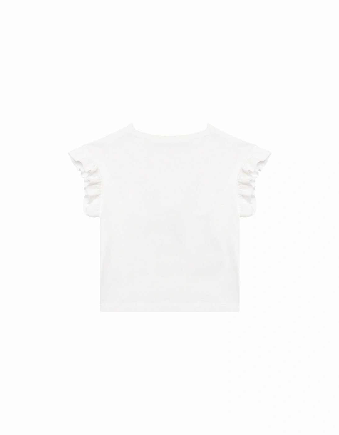 Girls Bear T-Shirt & Shorts Set White