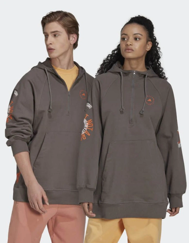 adidas by Stella McCartney Unisex Oversized Hoodie Grey