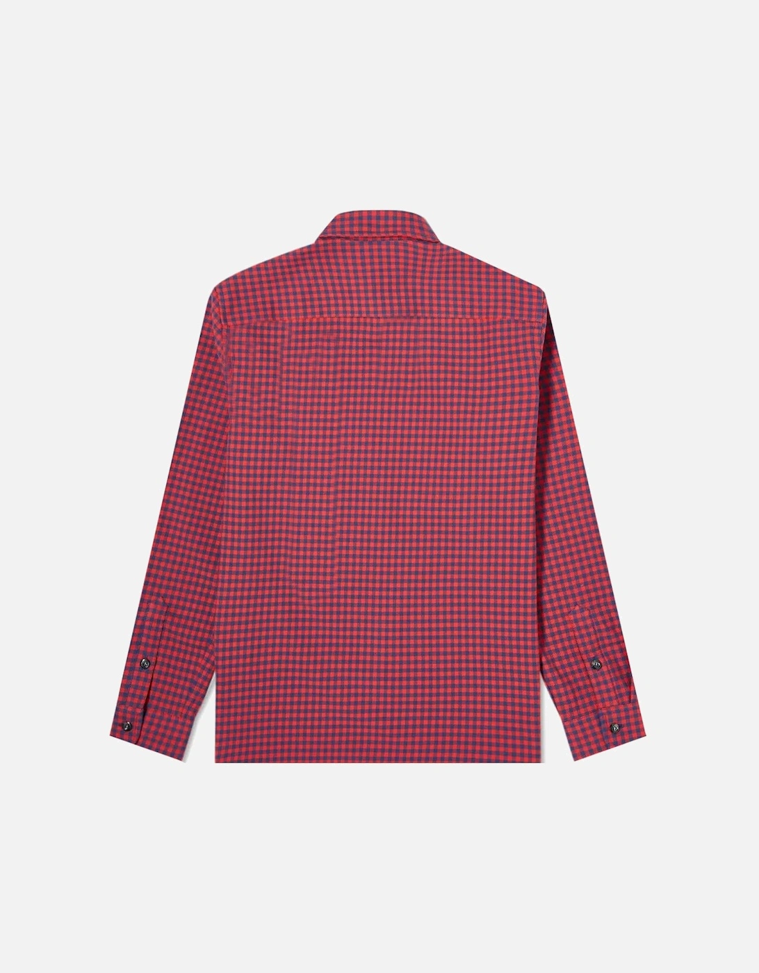 A.P.C. Men's Red Check Jules Shirt Red
