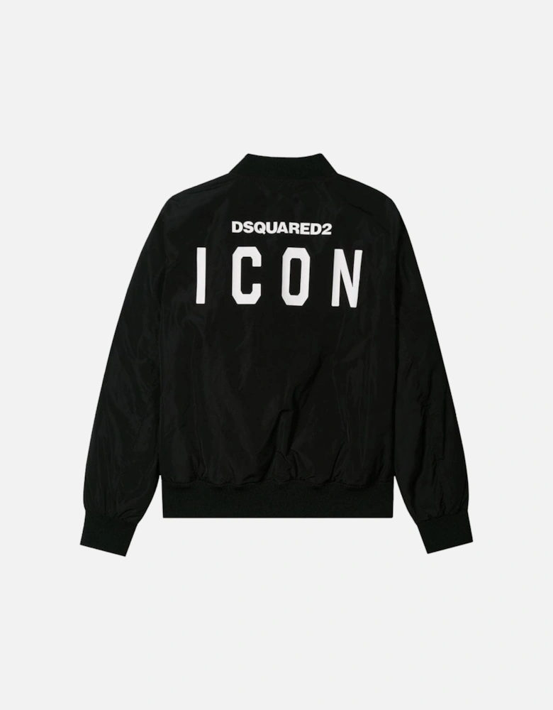 Boys ICON Logo Jacket Black