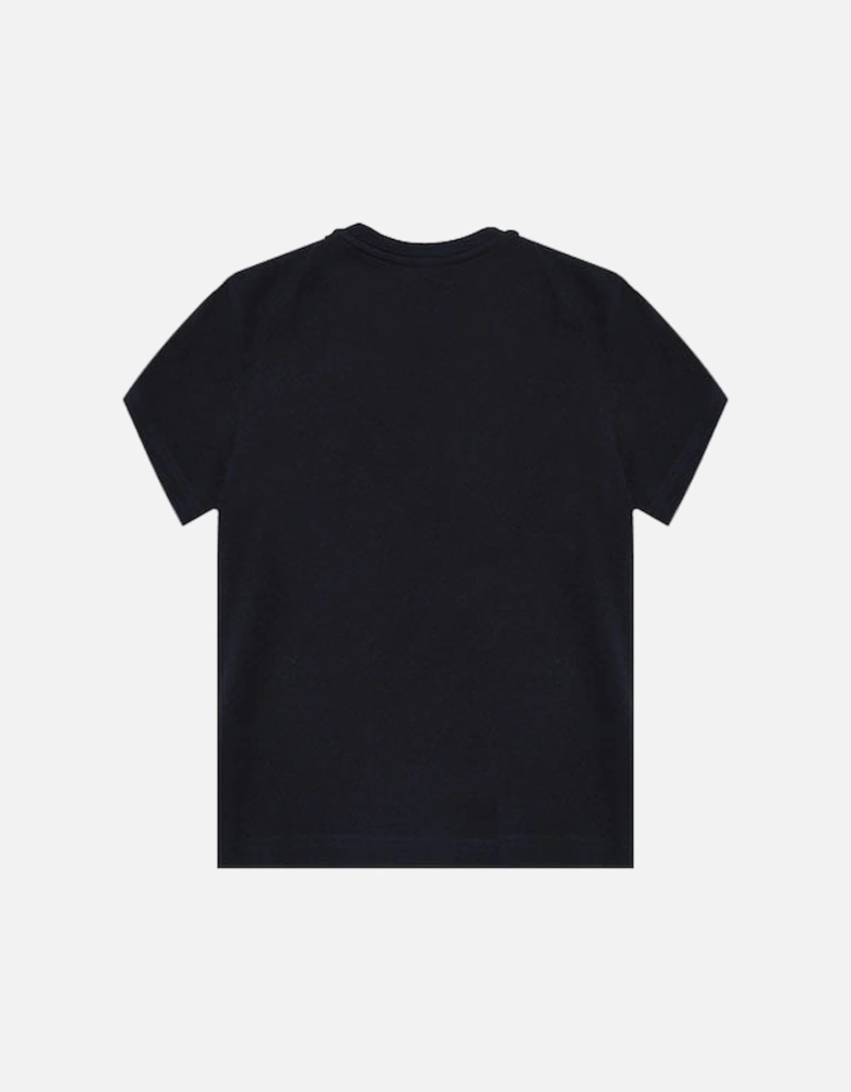 Boys Logo-Print Short-Sleeved T-Shirt Black