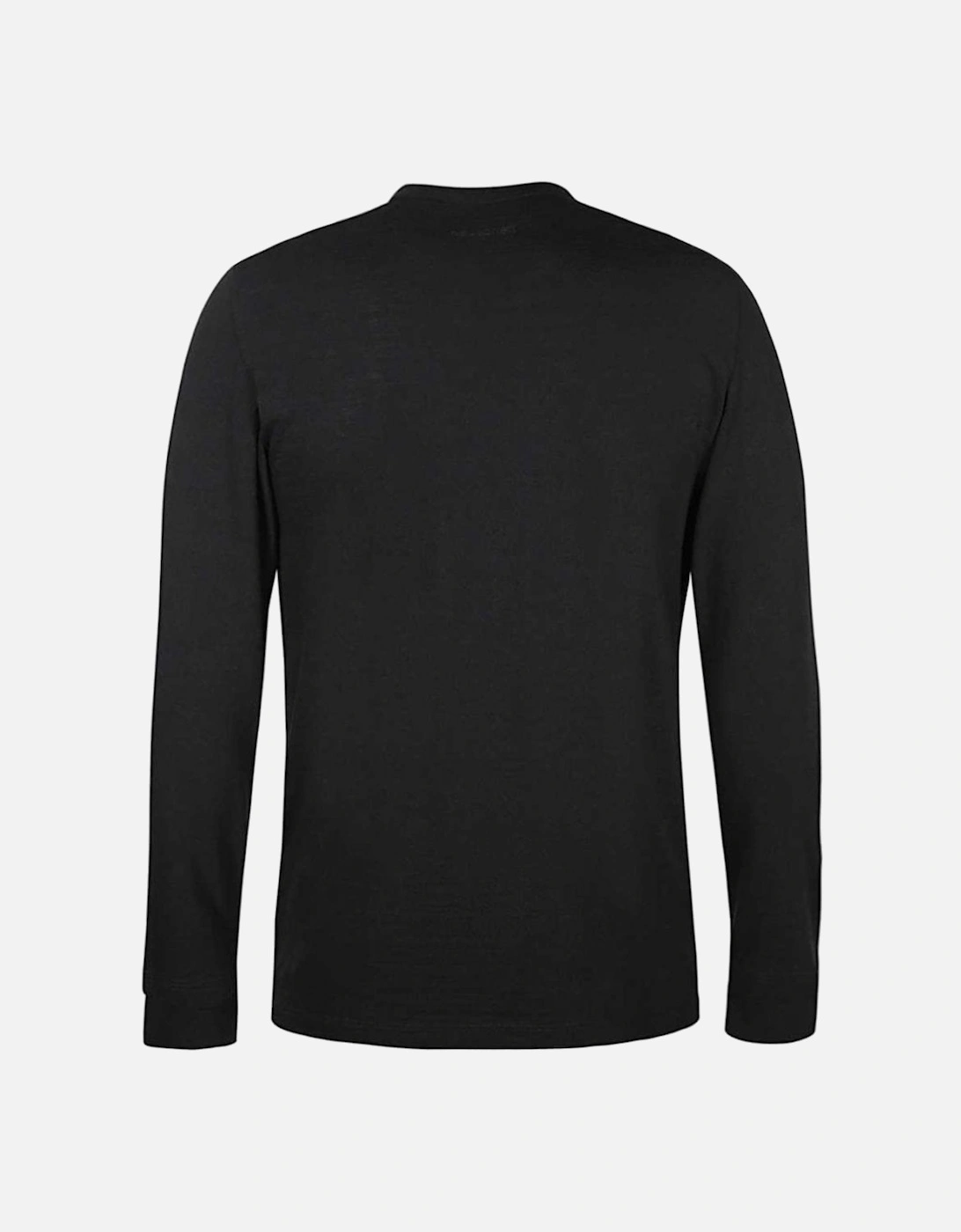 Men's Long Sleeve Jersey T-shirt Black