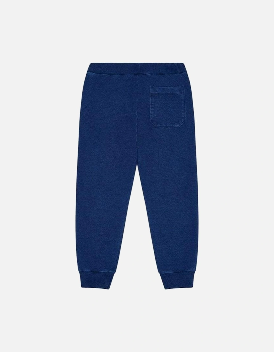Boys Embroidered Joggers Blue
