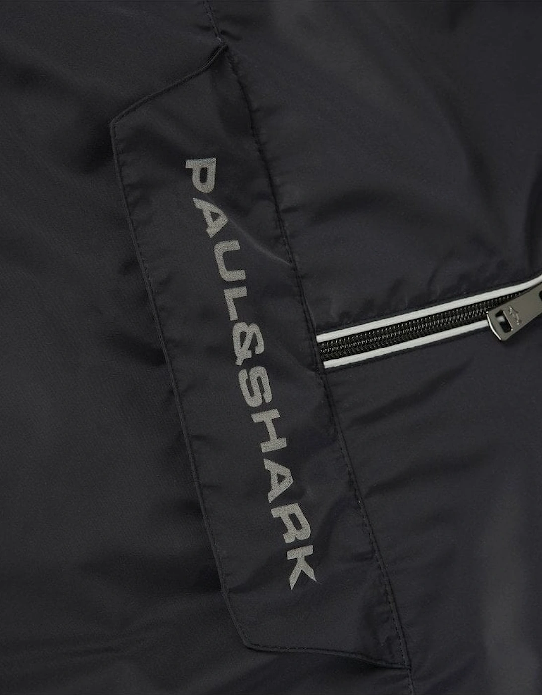 Boy's Reflective Logo Jacket Black