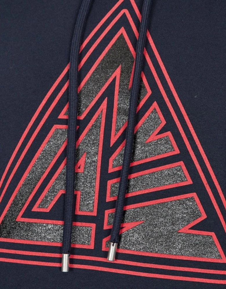 Mens Triangle Hoodie Navy