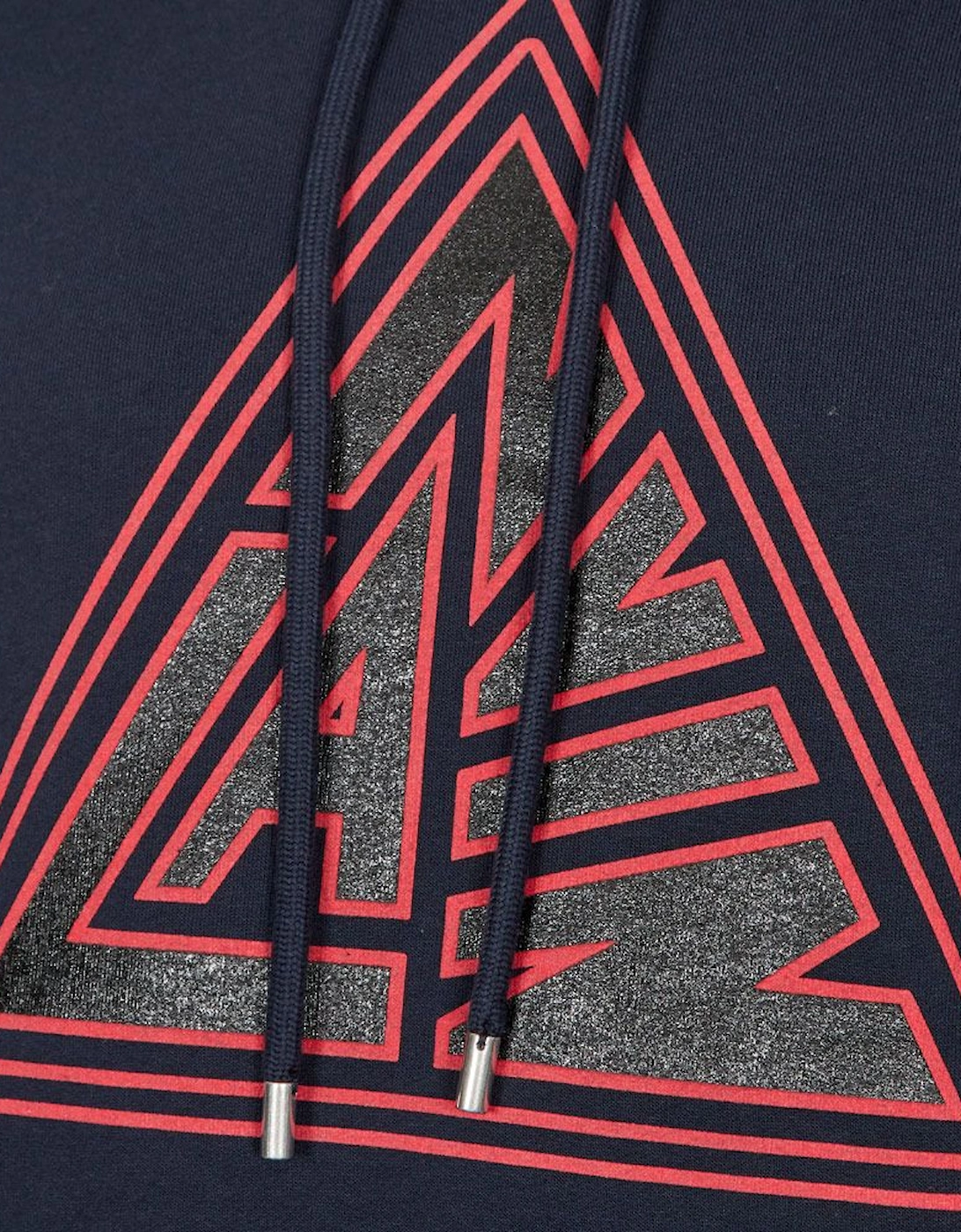 Mens Triangle Hoodie Navy