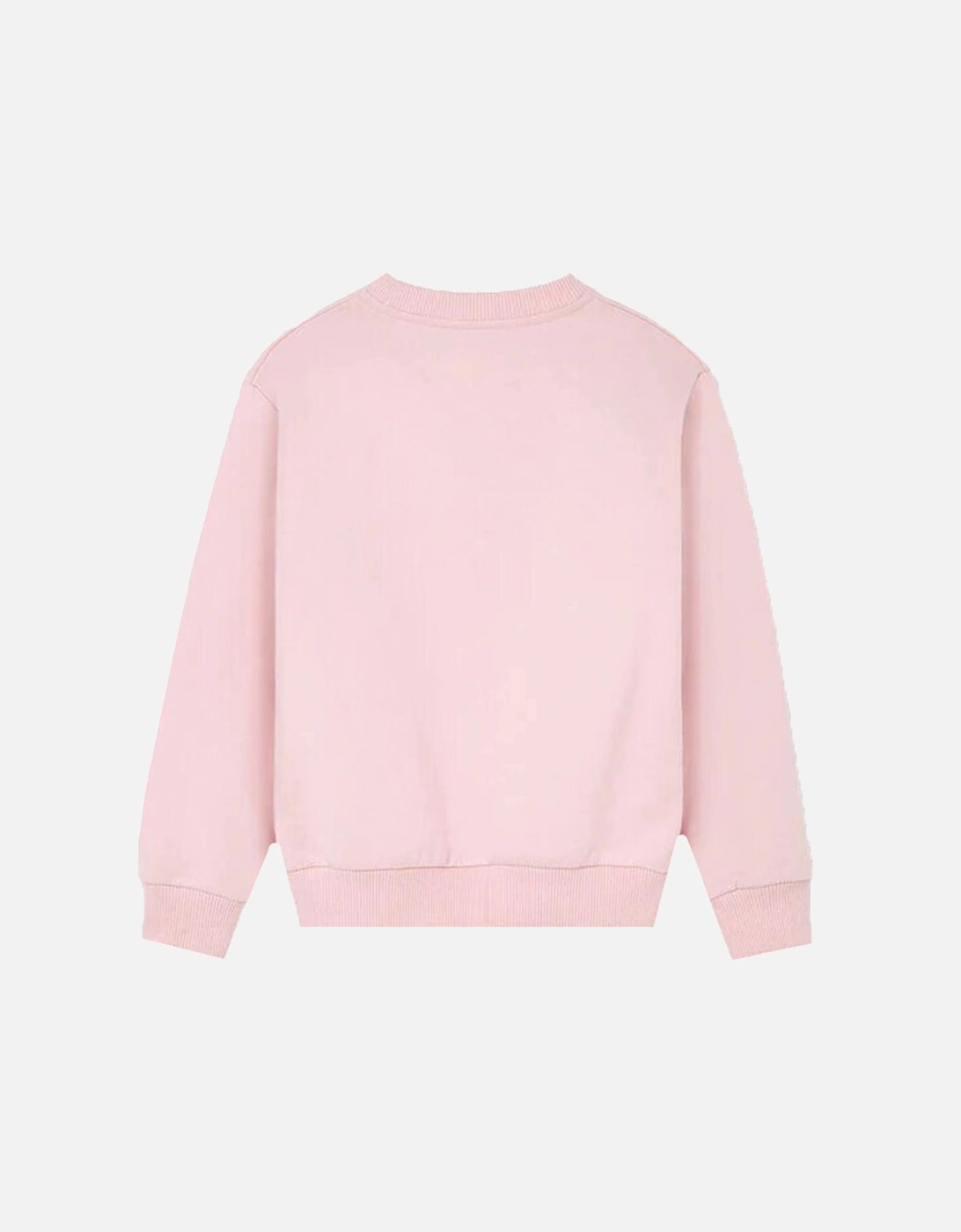 Girls Crystal Medusa Sweater Pink