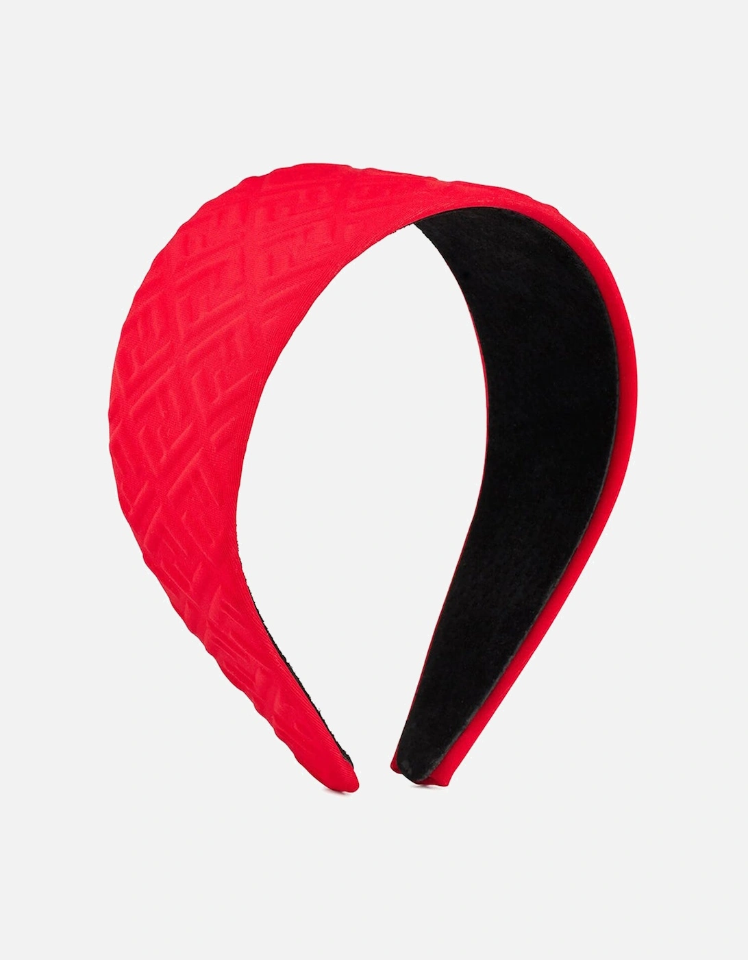 Girls FF Embossed Logo Headband Red