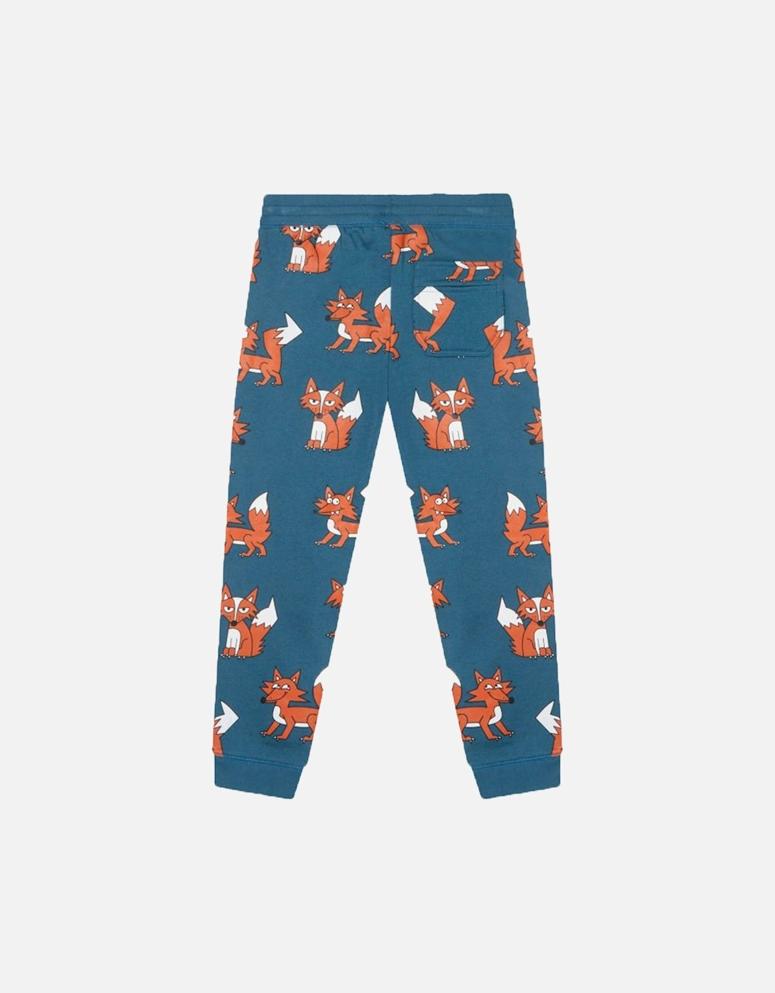 Stella McCarter Boys Fox Print Fleece Tracksuit Blue